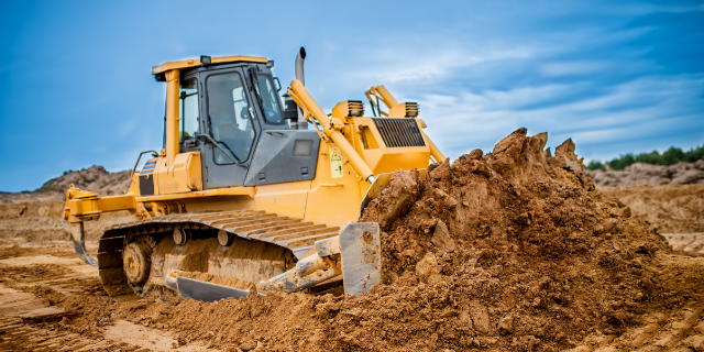 Excavating Dozer